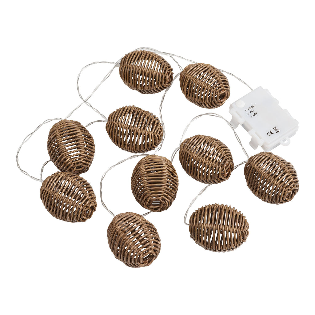 Carlisle LED String Light — Natural / Black