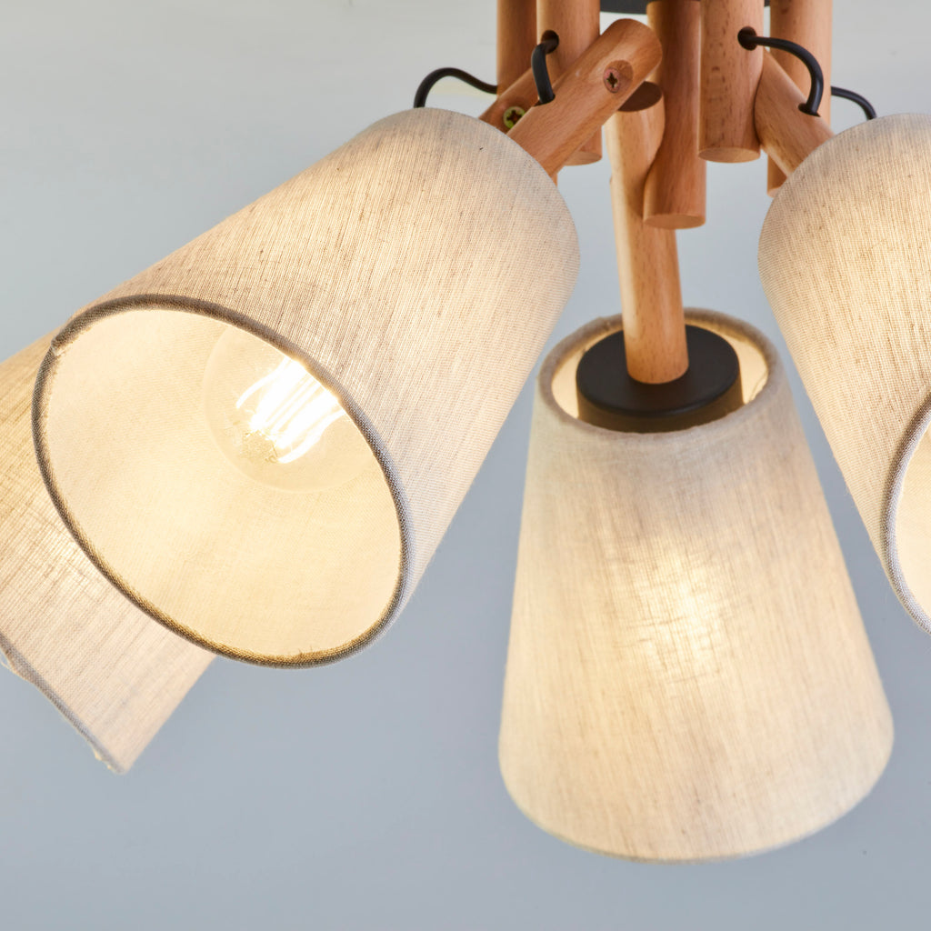 Vaio Sabia Raffia Ceiling Light