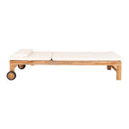 Andorra Cushion for Sunlounger — White