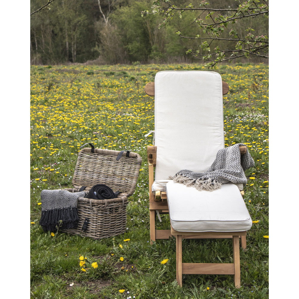 Arrecife Cushion for Deck Chair — White