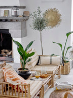 Ester Cushion, Orange, Cotton