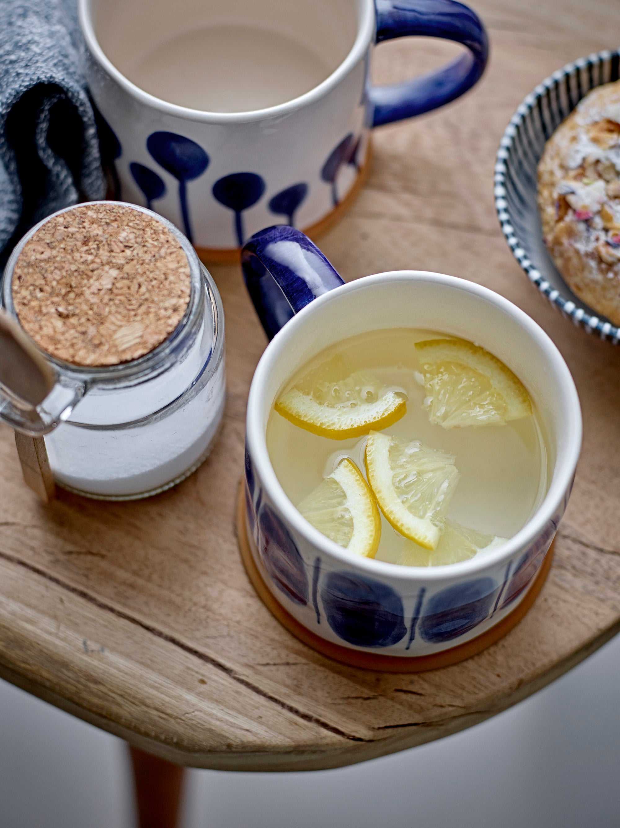Linora Mug, Blue, Stoneware