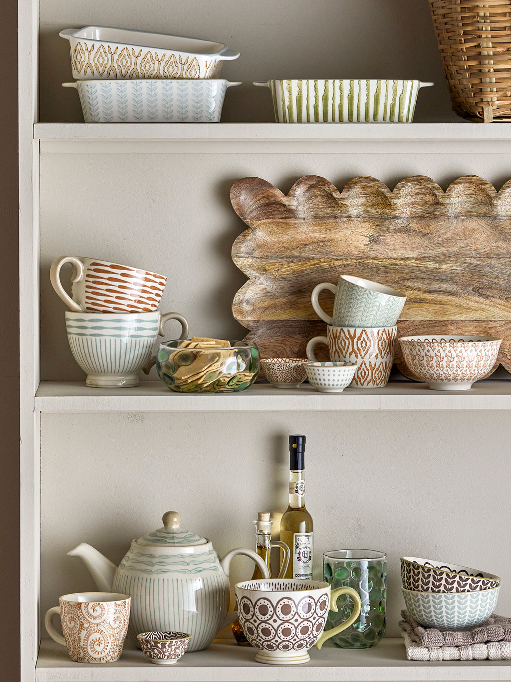 Maple Mug, Green, Stoneware