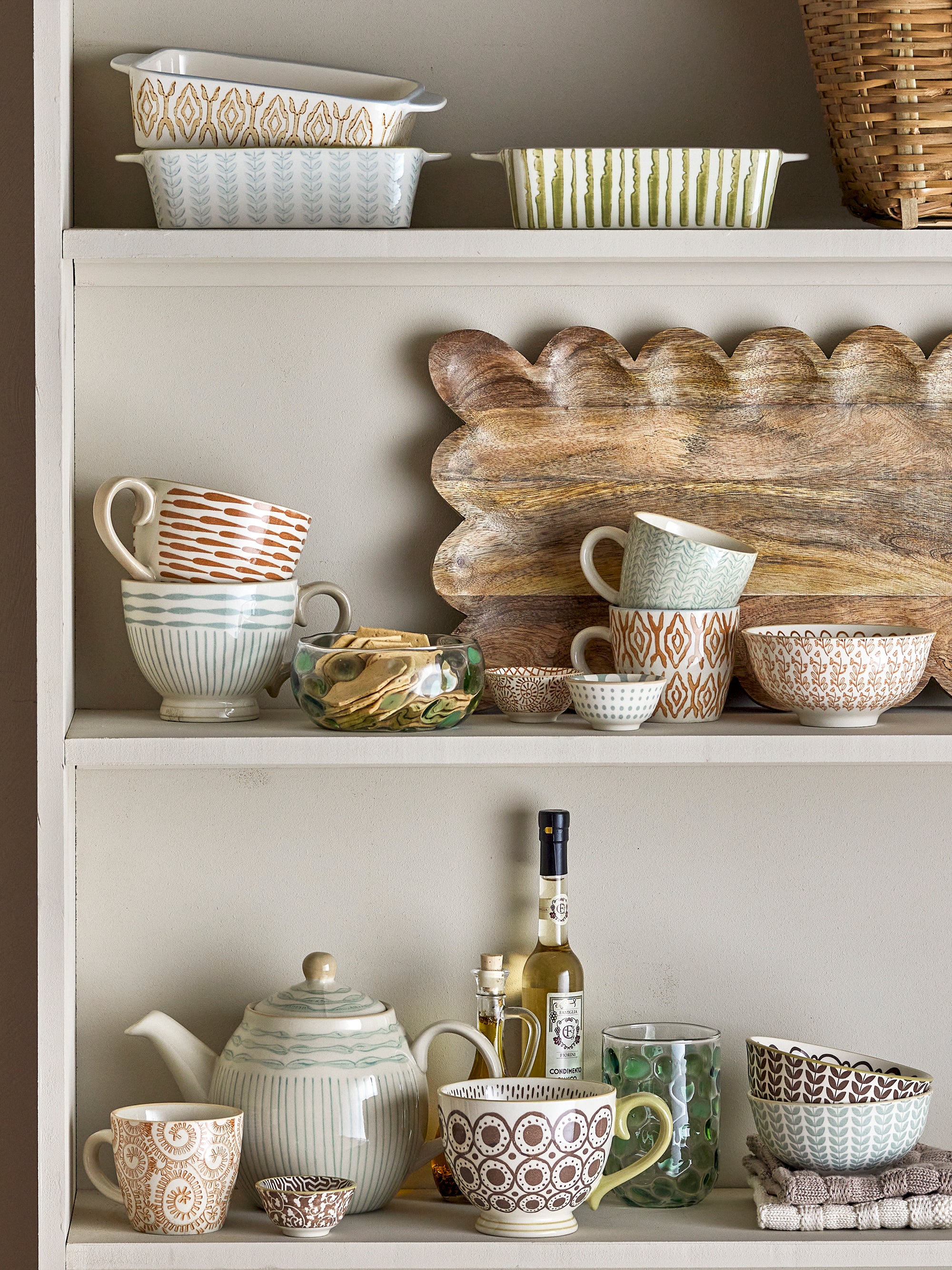 Maple Mug, Green, Stoneware