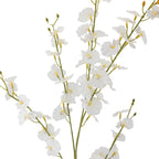 Orchid Stem, White, Artificial Flowers