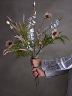 Orchid Stem, White, Artificial Flowers