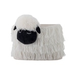 Dolly Basket, White, Polyester