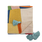 Colorine Throw, Multi, Recycled Cotton