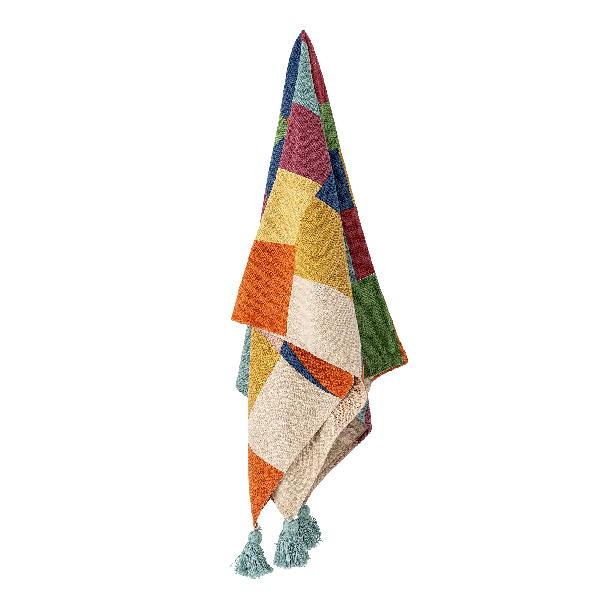 Colorine Throw, Multi, Recycled Cotton