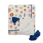 Cherry Throw, Multi, Recycled Cotton