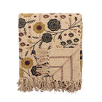 Eydis Throw, Nature, Recycled Cotton