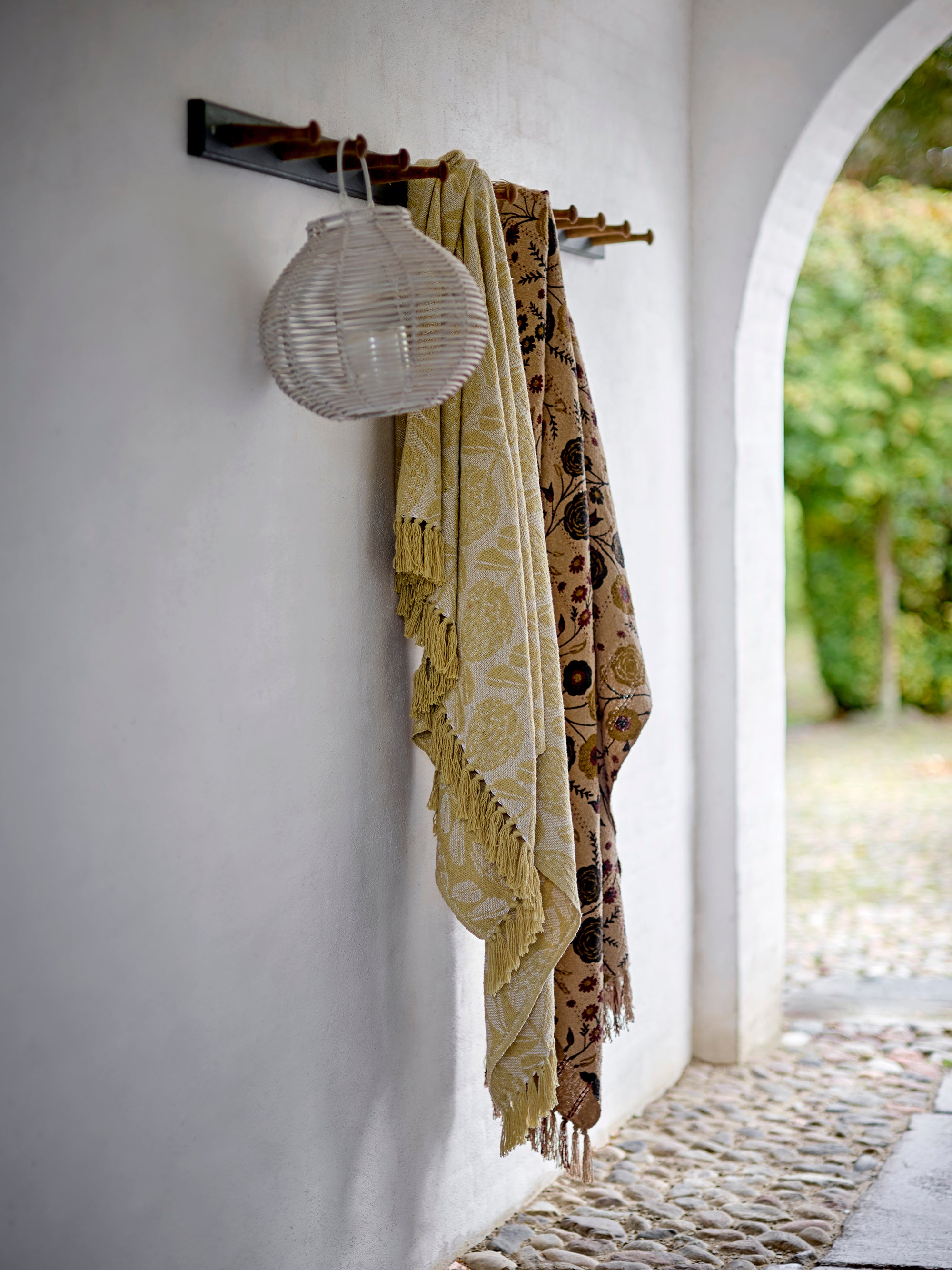 Eydis Throw, Nature, Recycled Cotton