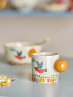 Colorine Cup, Nature, Stoneware