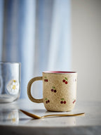Cherry Cup, Rose, Stoneware