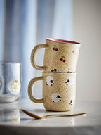 Cherry Cup, Rose, Stoneware