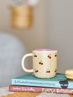 Cherry Cup, Rose, Stoneware