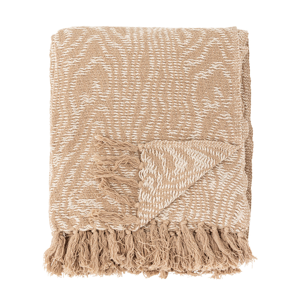 Okapi Throw, Brown, Recycled Cotton