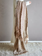 Okapi Throw, Brown, Recycled Cotton