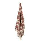Salobre Throw, Brown, Recycled Cotton