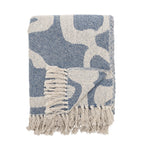 Salobre Throw, Blue, Recycled Cotton