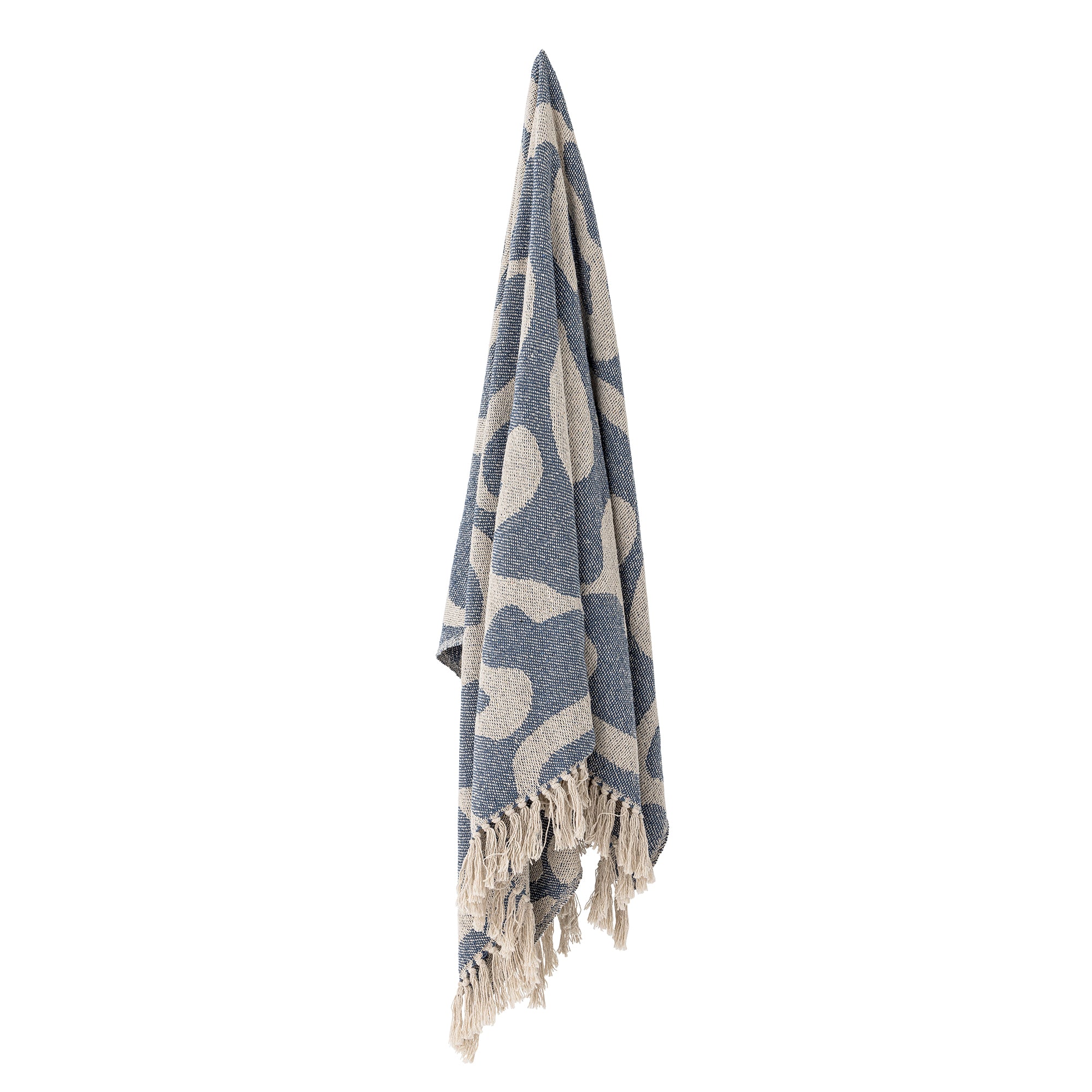 Salobre Throw, Blue, Recycled Cotton