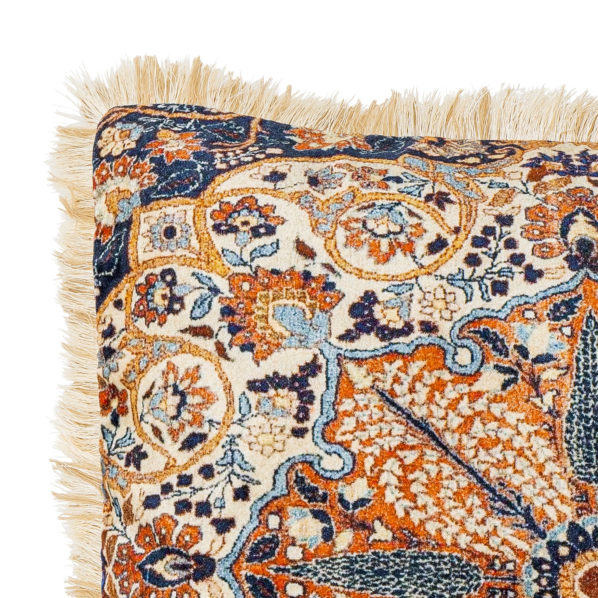 Asu Cushion, Brown, Viscose