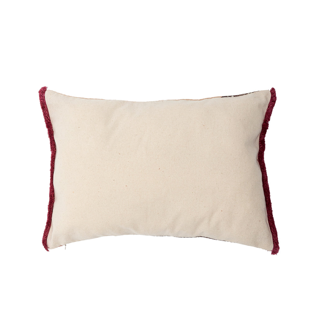 Bri Cushion, Brown, Cotton