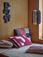 Bri Cushion, Brown, Cotton