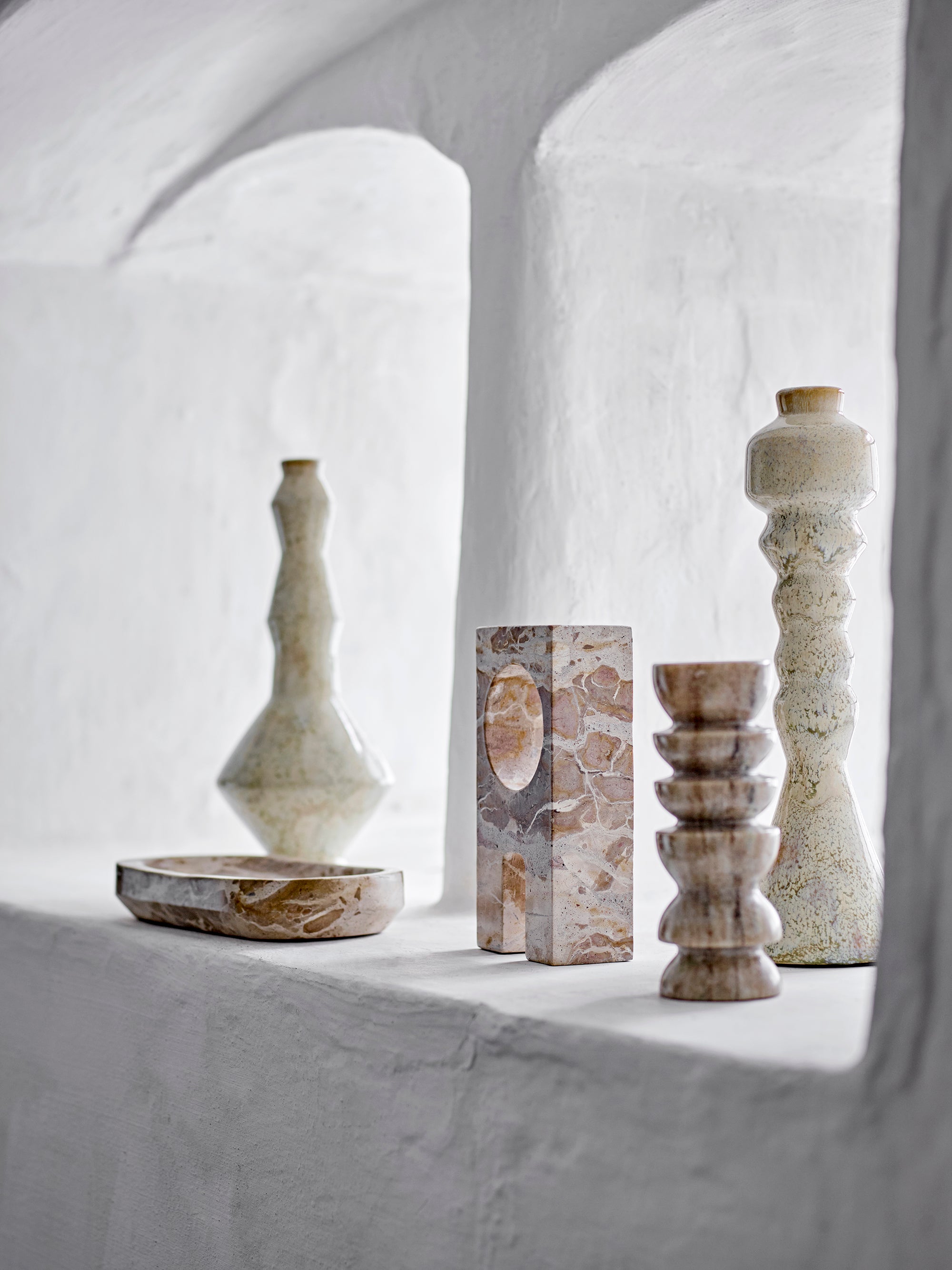 Tasya Votive, Nature, Marble