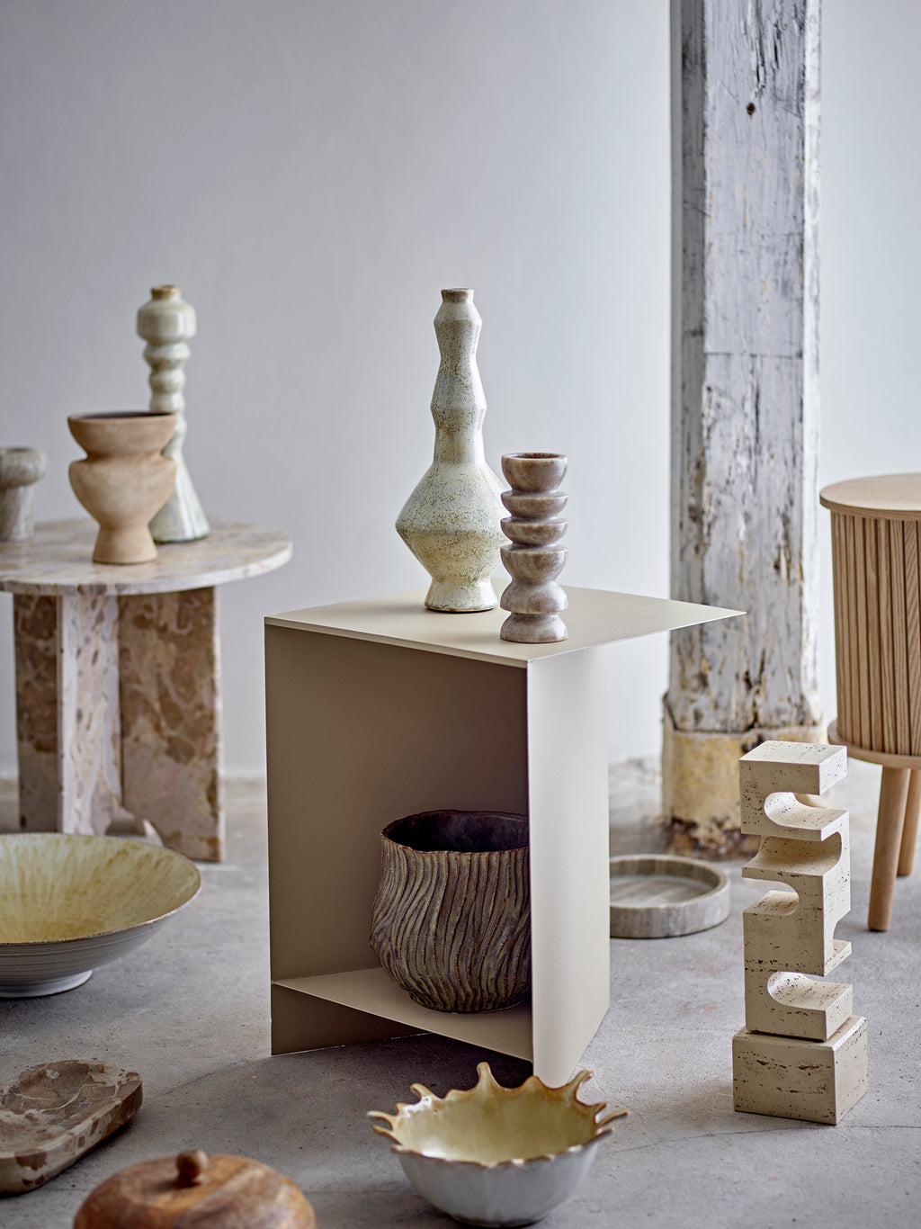 Tasya Votive, Nature, Marble