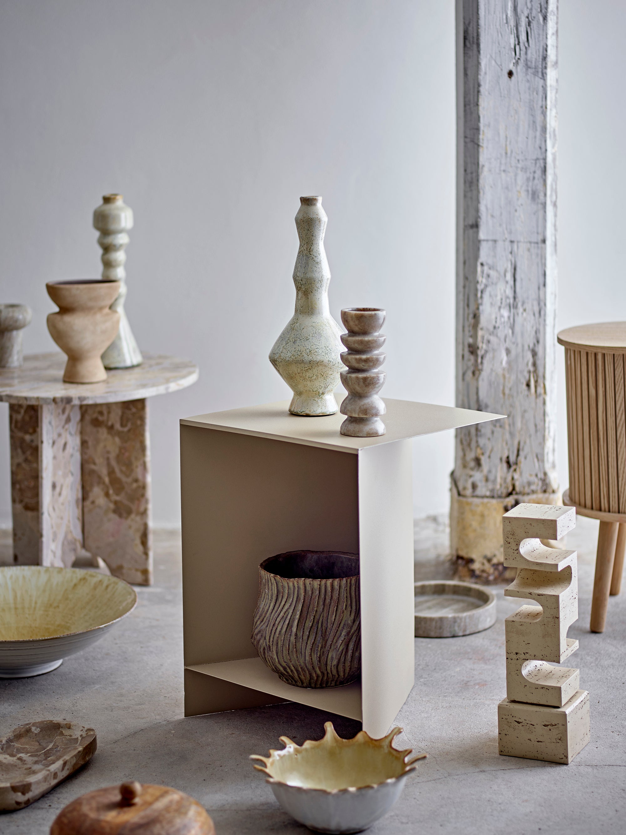 Tasya Votive, Nature, Marble