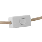 Emmie Table lamp, White, Polyester