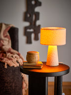 Emmie Table lamp, White, Polyester