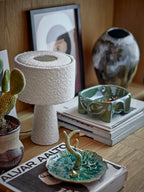 Emmie Table lamp, White, Polyester