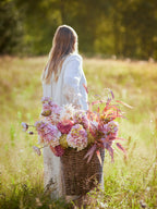 Hydrangea Stem, Rose, Artificial Flowers