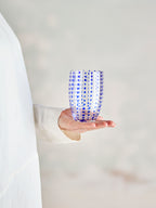 Brinley Drinking Glass, Blue, Glass