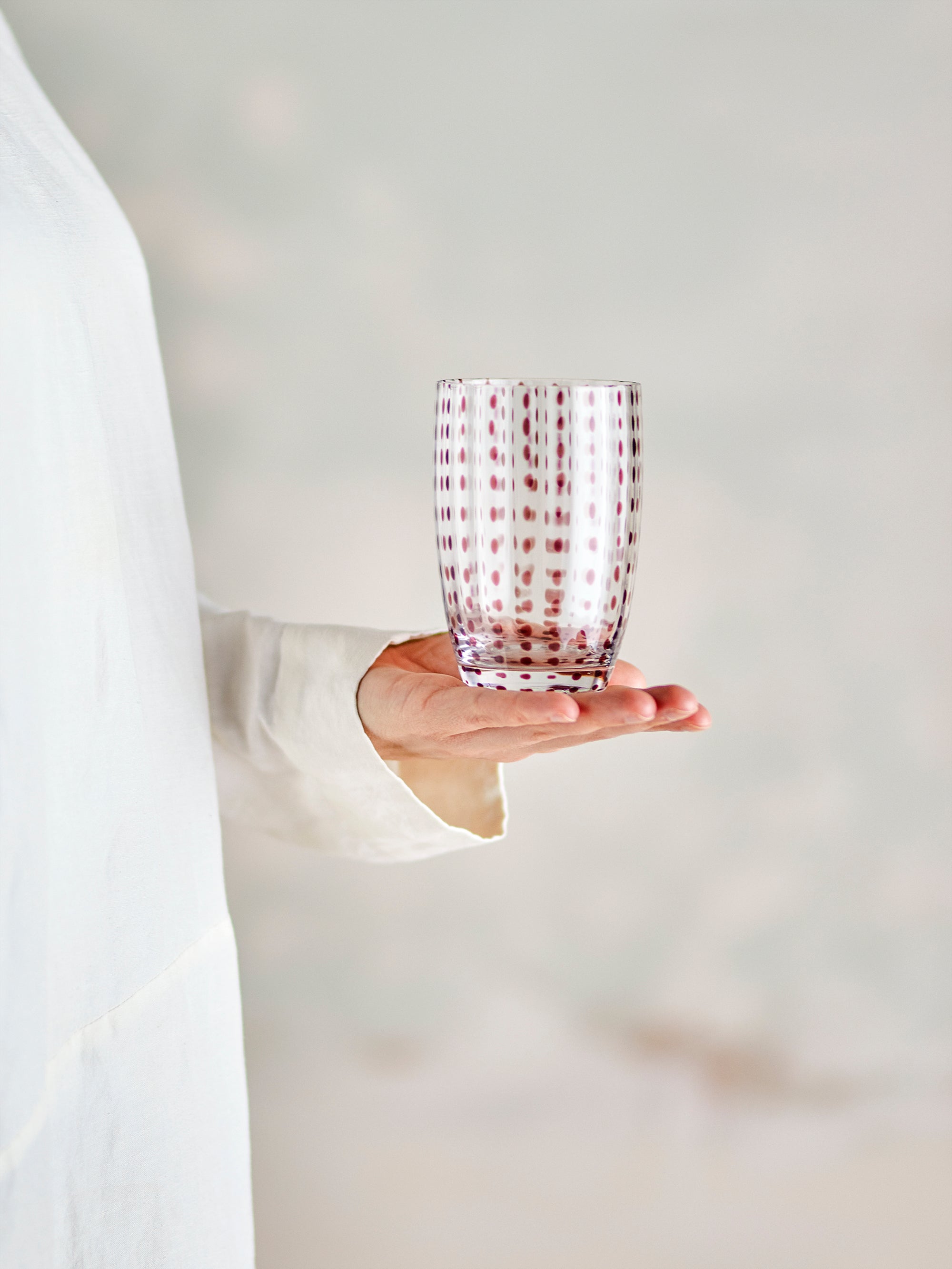 Brinley Drinking Glass, Brown, Glass