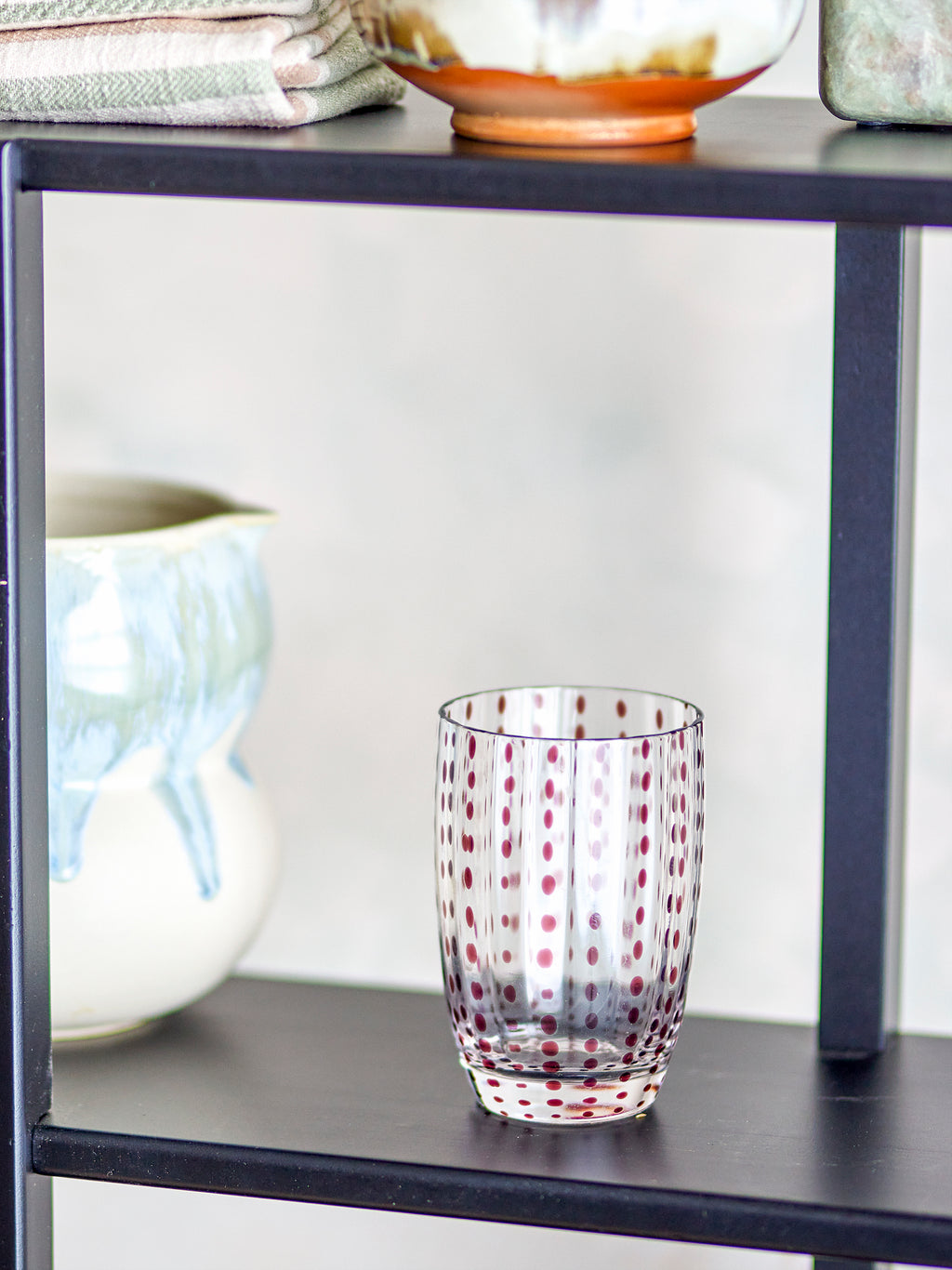 Brinley Drinking Glass, Brown, Glass