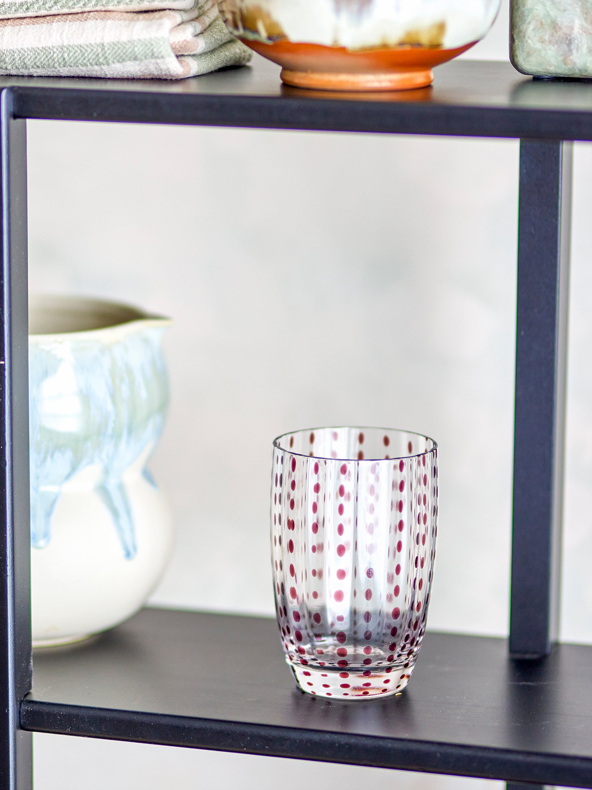 Brinley Drinking Glass, Brown, Glass