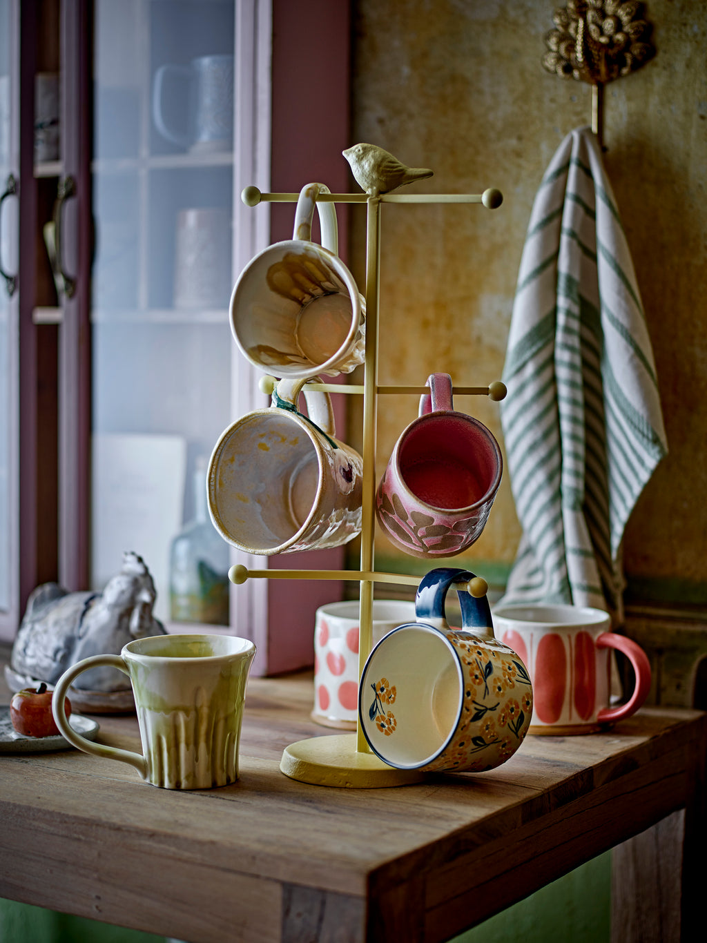 Linora Mug, Rose, Stoneware