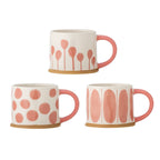 Linora Mug, Rose, Stoneware