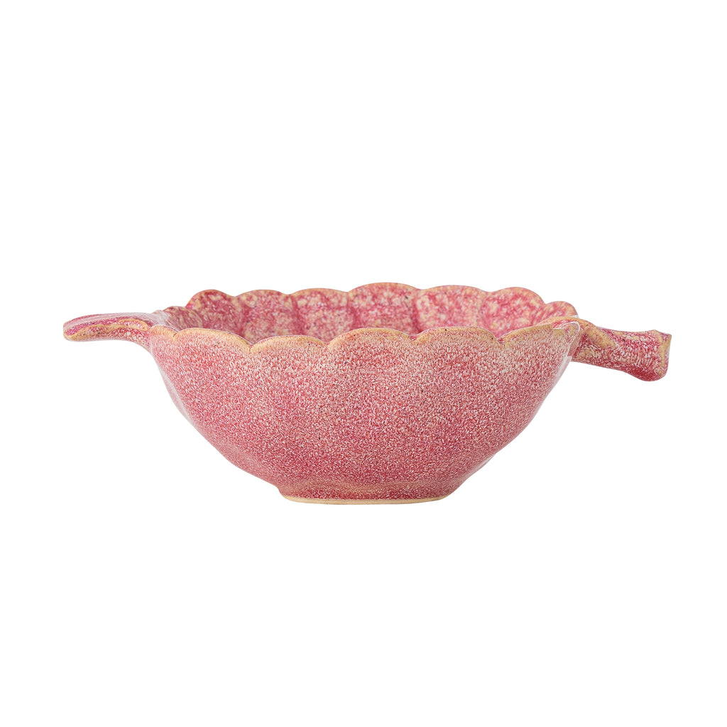 Gideon Bowl, Rose, Stoneware