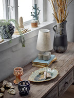 Dorreen Serving Plate, Blue, Stoneware