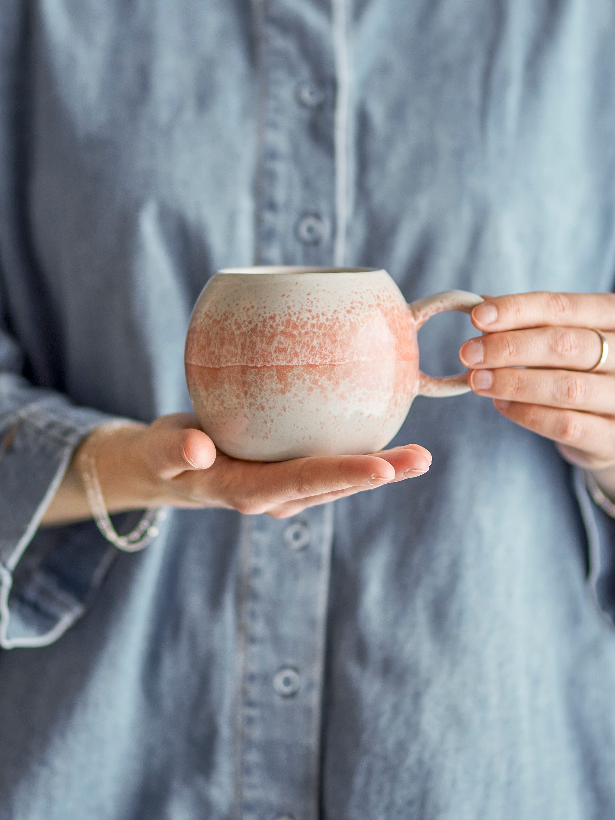 Paula Mug, Orange, Stoneware