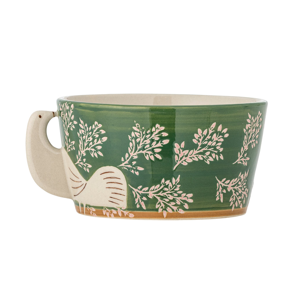 Hezha Bowl, Green, Stoneware