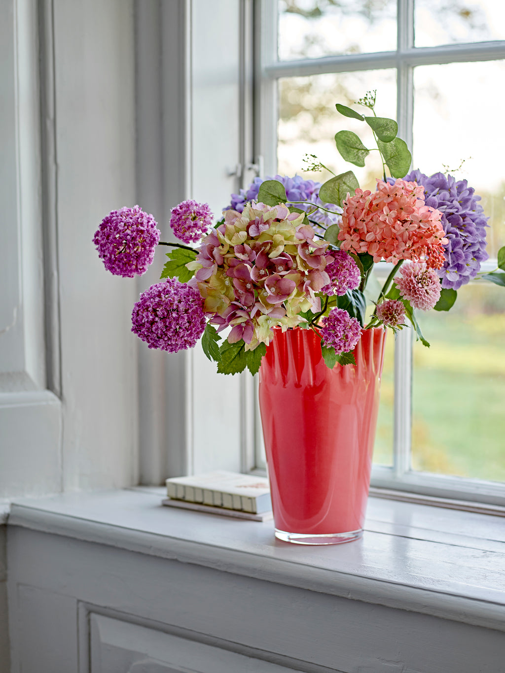Hydrangea Stem, Rose, Artificial Flowers