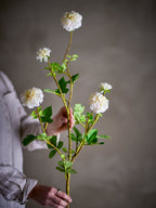 Chrysantemum Stem, White, Artificial Flowers