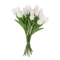 Tulip Bouquet, White, Artificial Flowers