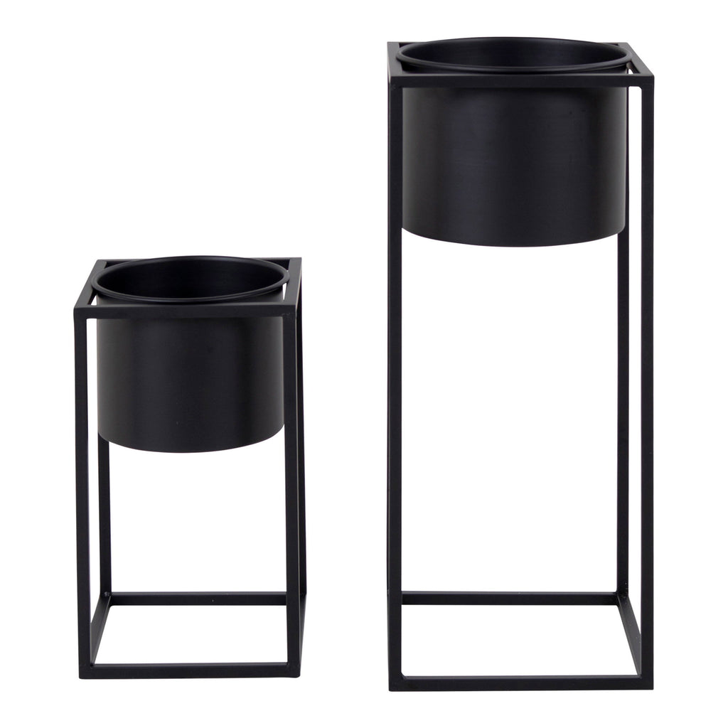 Marla Flowerpots — Black