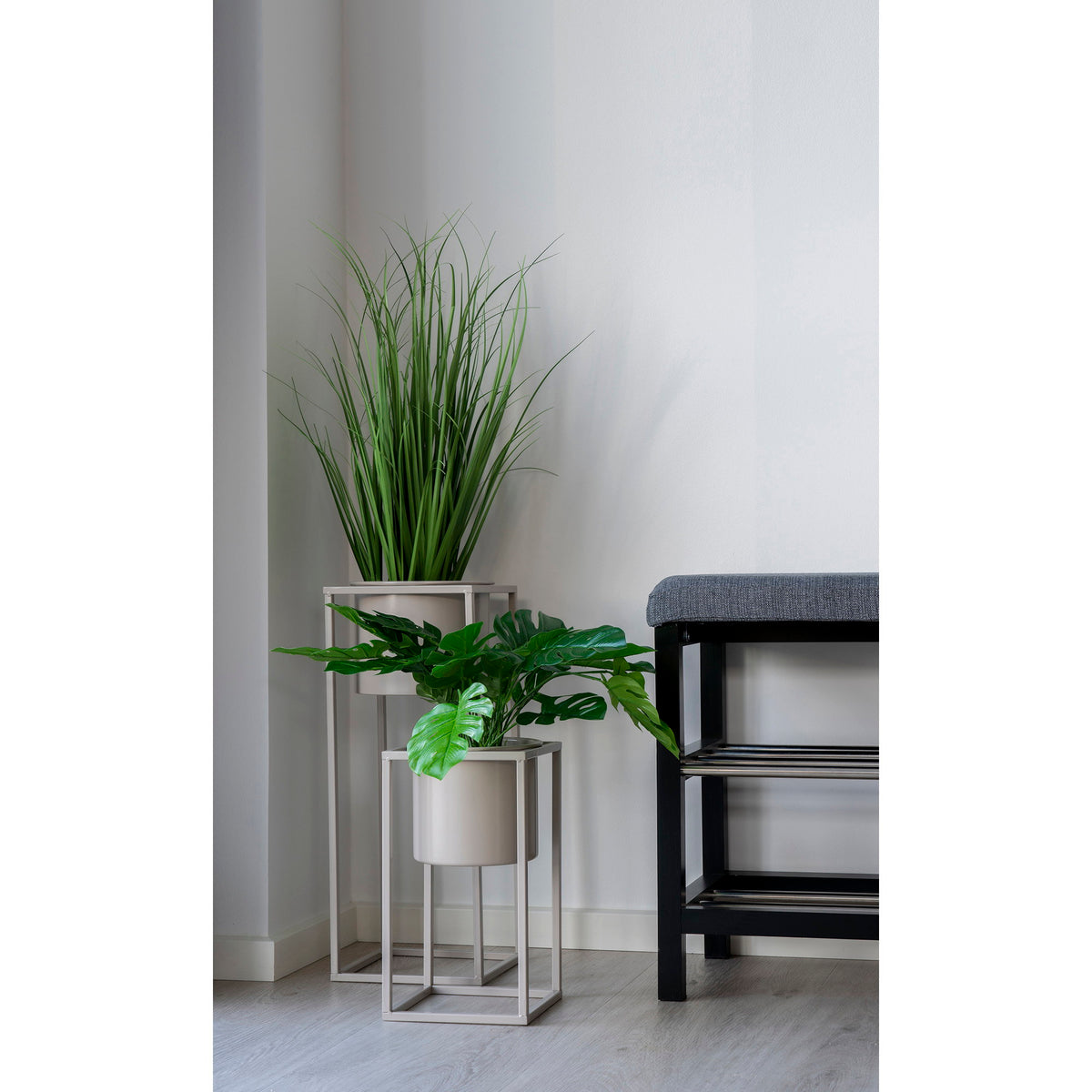 Marla Flowerpots — Beige / Grey